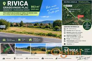 Rivica – građevinski plac 8,63 ari – Vrdnički put / Fruškogorski koridor